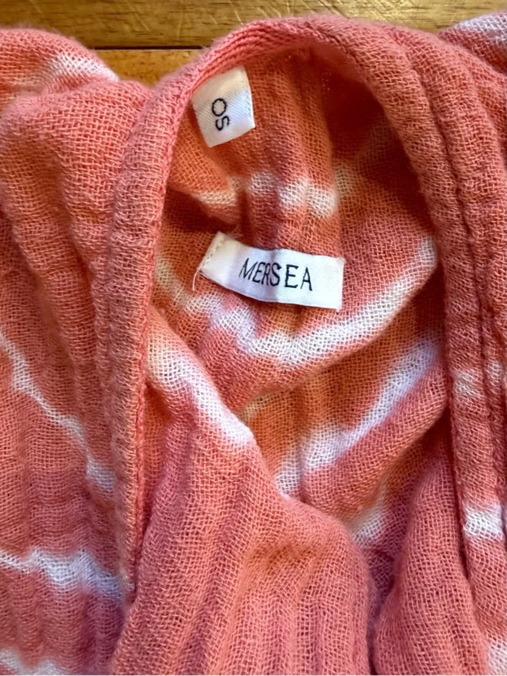 Women’s Pink Tie-Dye Swim Cover-Up Wrap